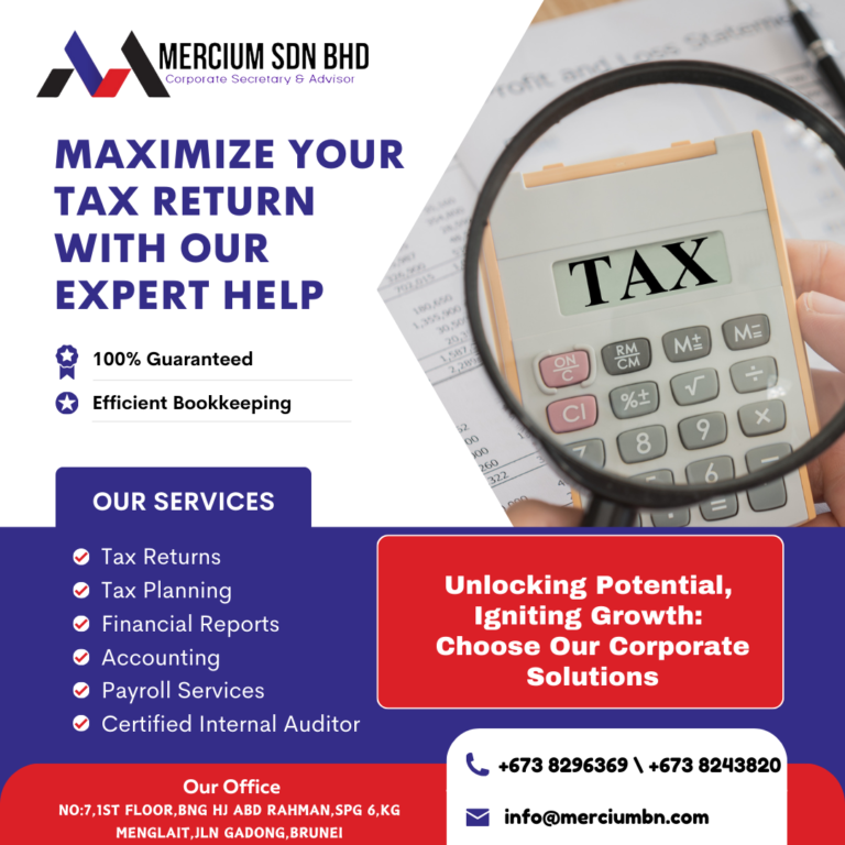 Tax return agency in Brunei